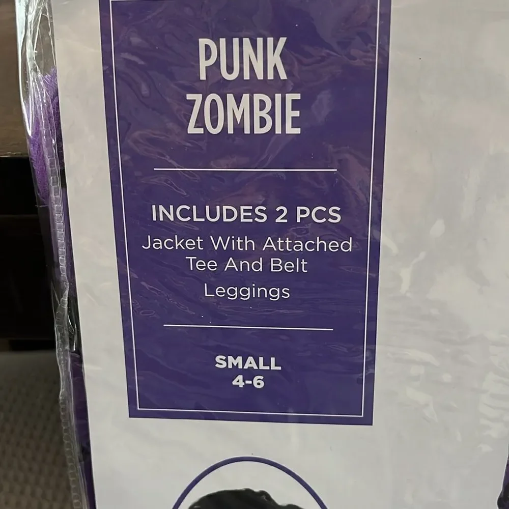 Punk zombie costume